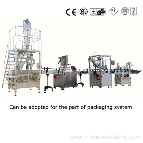Fully automatic filler plugger capper line